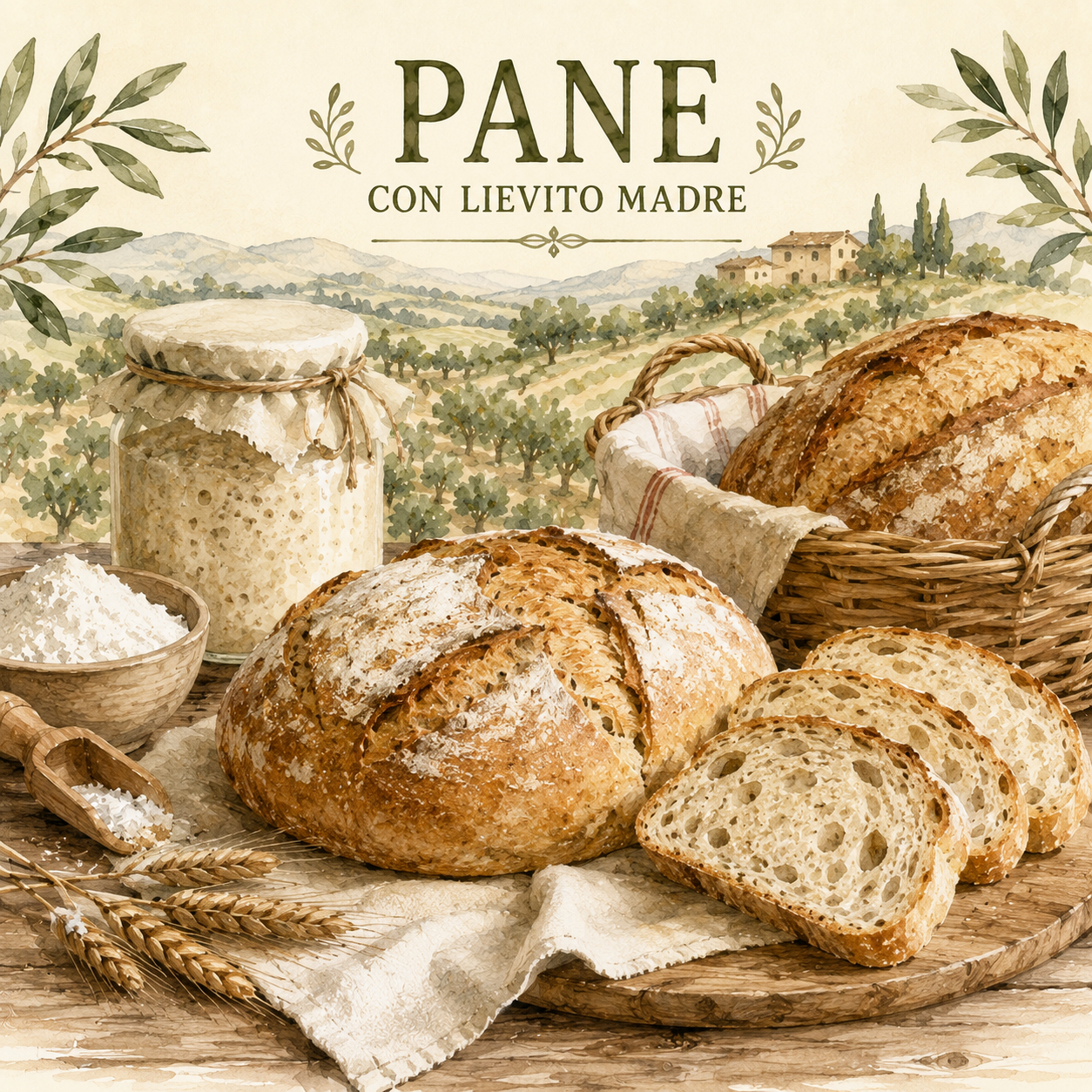 PANE CON LIEVITO MADRE
