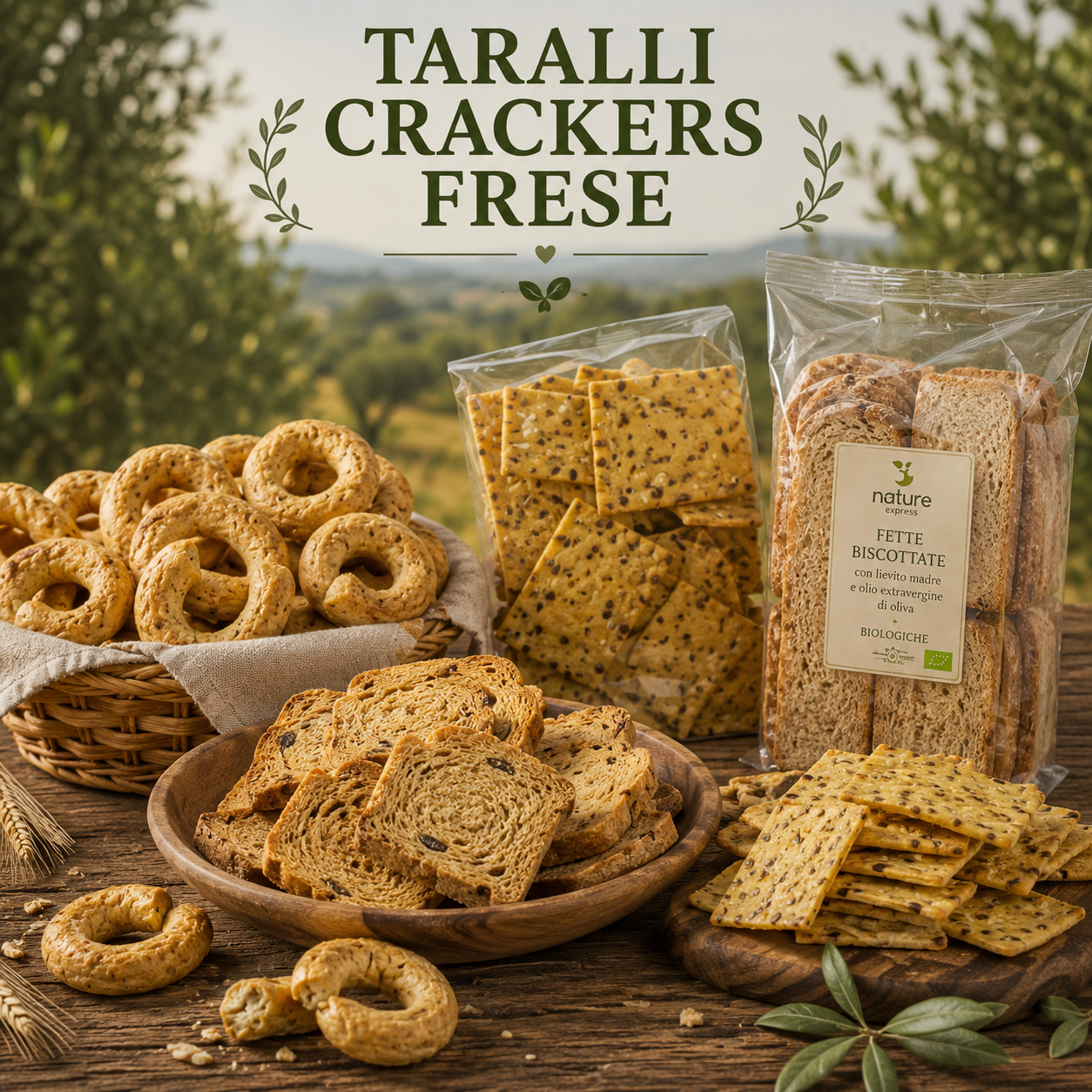 TARALLI CRACKERS FRESE